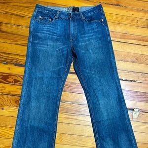 32W Engraved Jeans